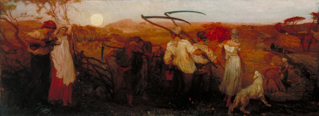 Der Erntemond von George Hemming Mason