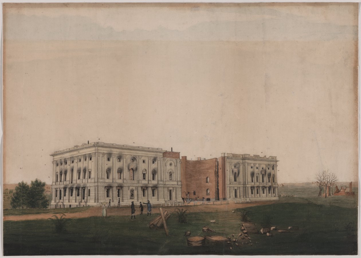 US-Kapitol 1814 von George Munger