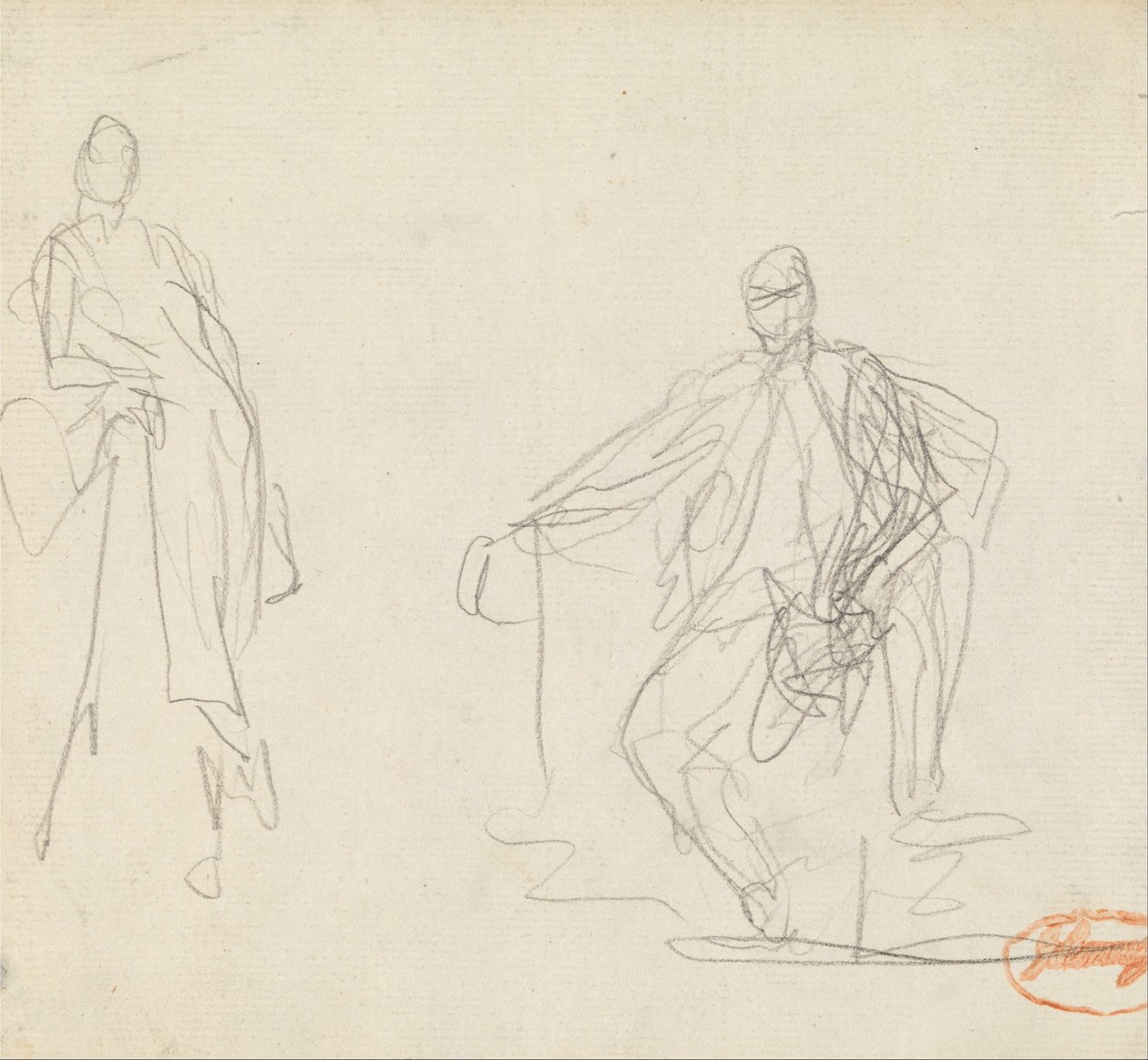 Figurenkompositionsstudie 30 von George Romney