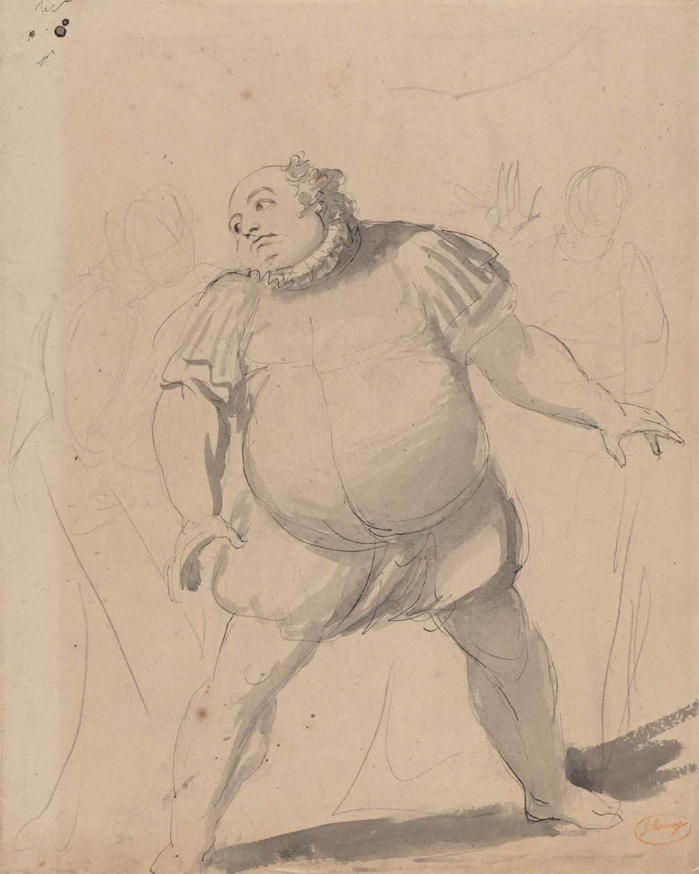 John Henderson als Falstaff von George Romney