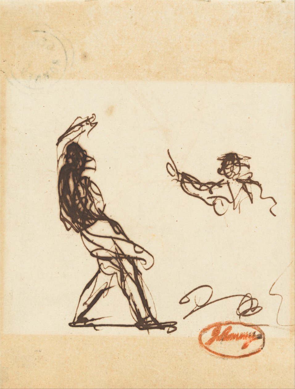 Möglicherweise Abstieg von Odin oder Bolingbroke und Erscheinung von George Romney
