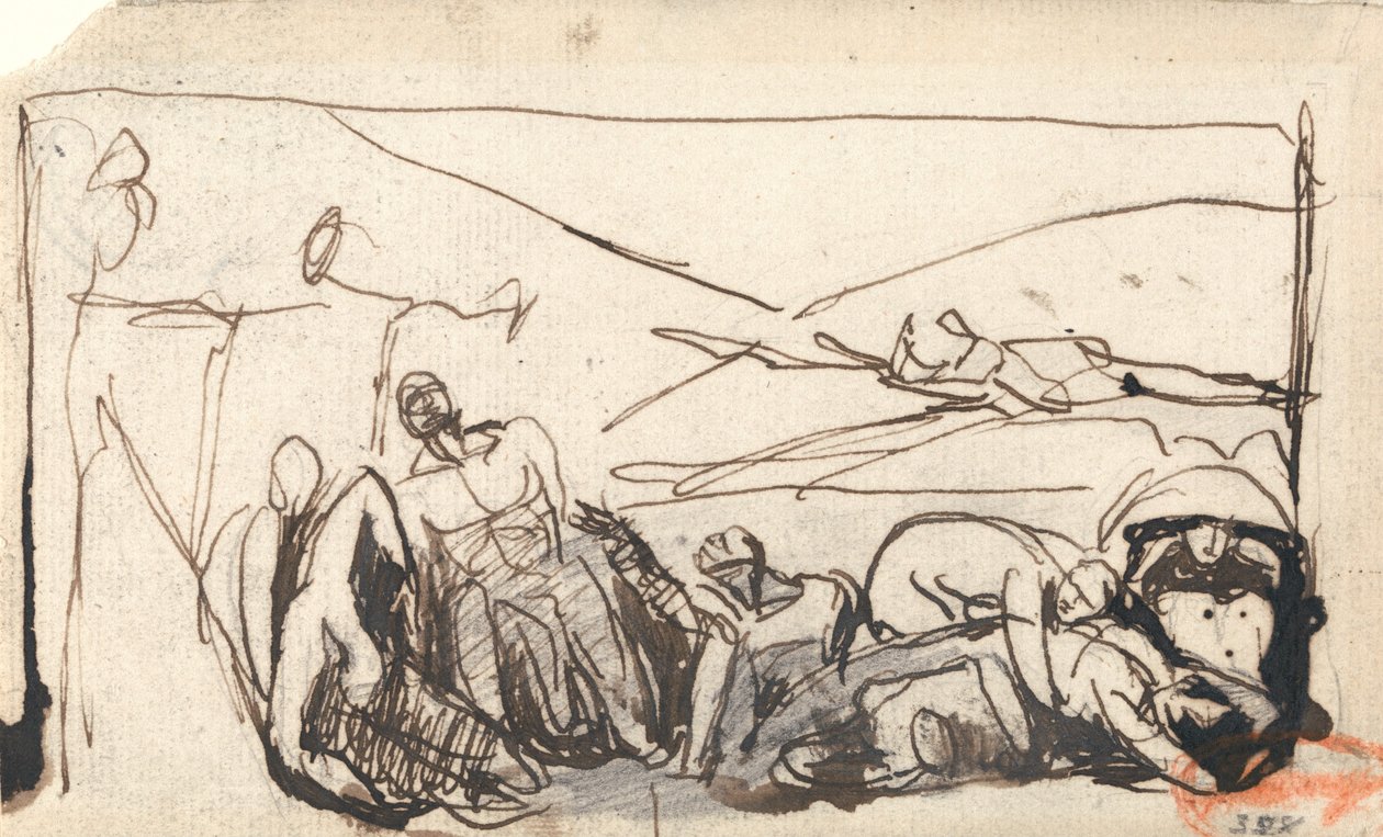 Gefängnisszene von George Romney