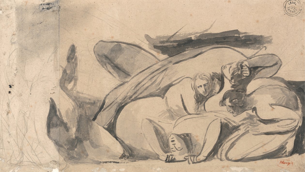 Gefängnisszene von George Romney