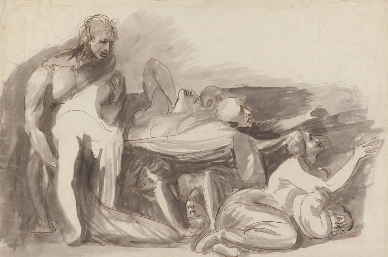 Gefängnisszene von George Romney