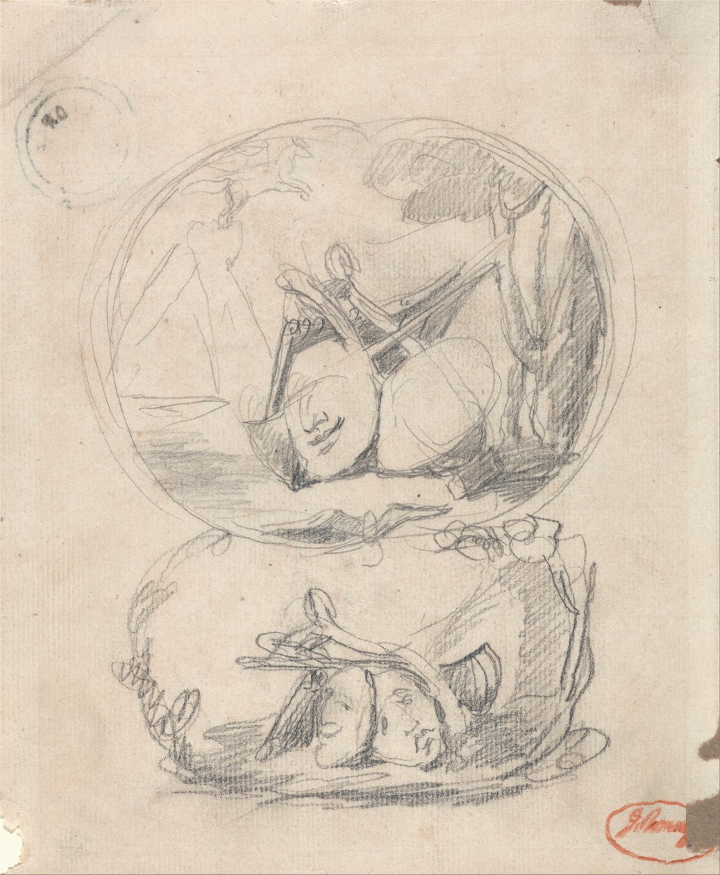 Richard Cumberland Frontispiz von George Romney