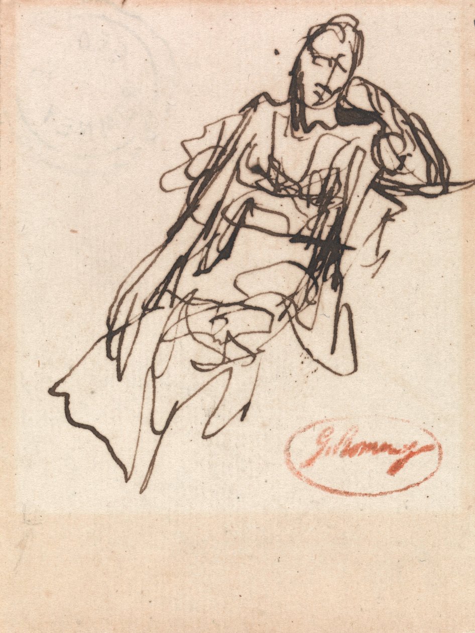 Sitzende Frau, möglicherweise Mrs. Hayley von George Romney