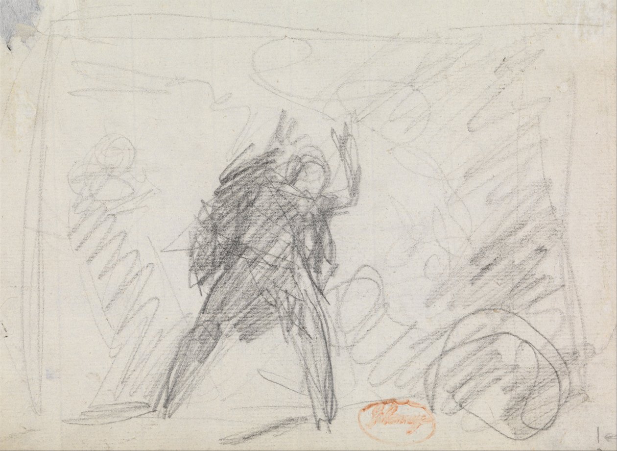 Studie einer stehenden Figur von George Romney
