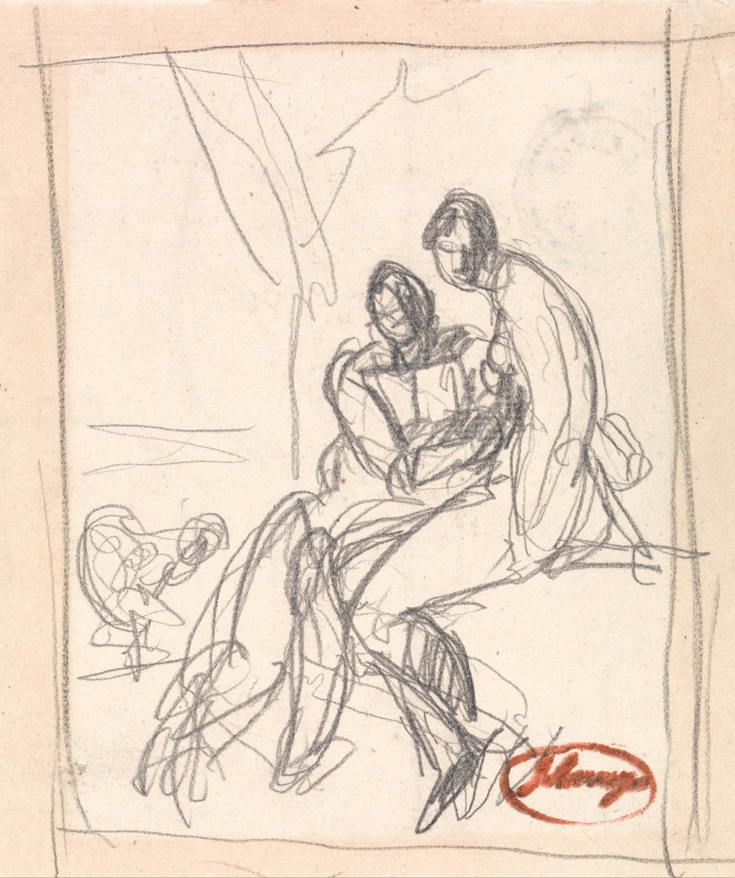 Zwei Liebende von George Romney