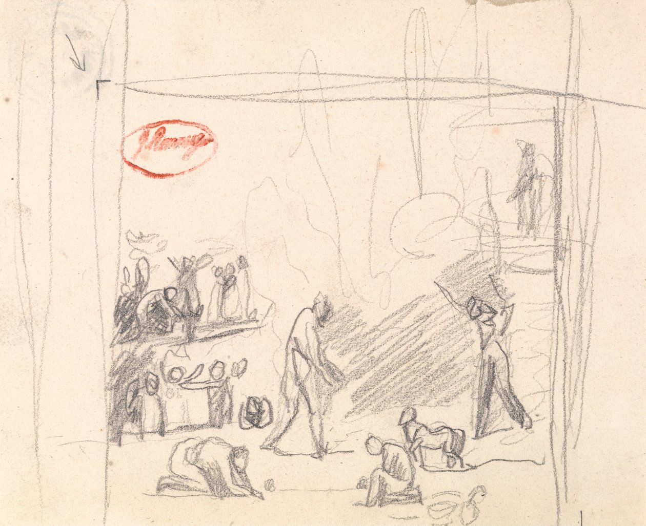 Unidentifizierte Motive von George Romney