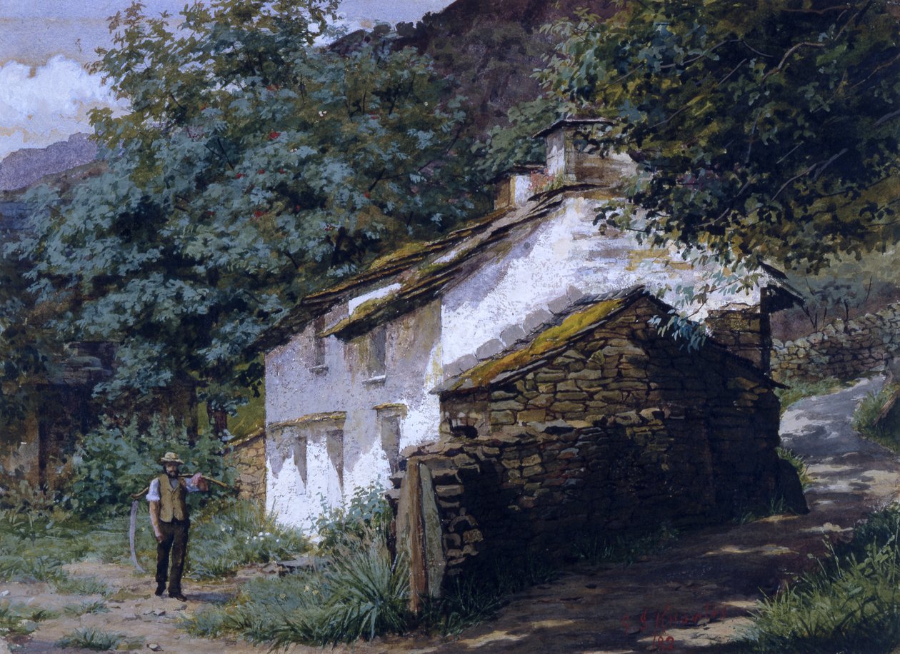 Easedale Cottage von George Sheridan Knowles