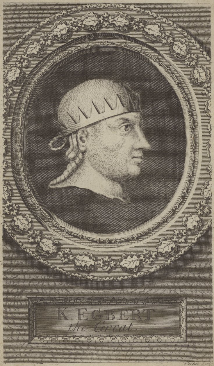 Egbert, König von Wessex von George Vertue