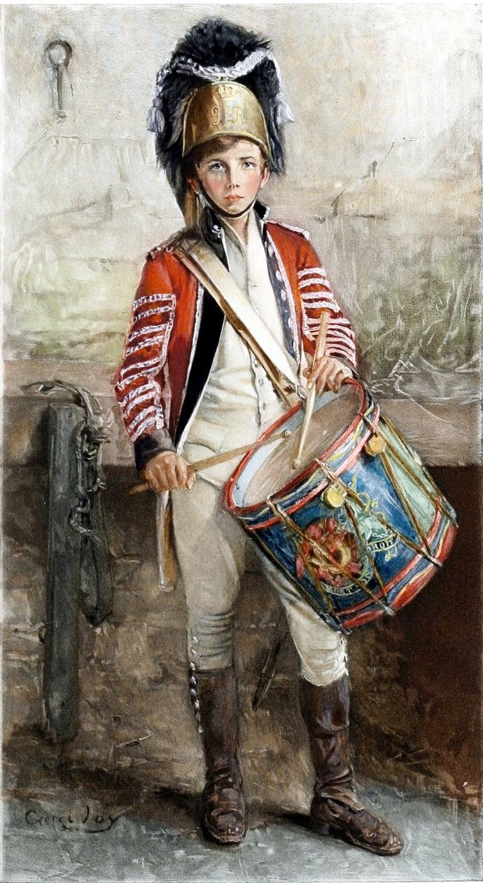 Ein englischer Trommlerjunge von George William Joy