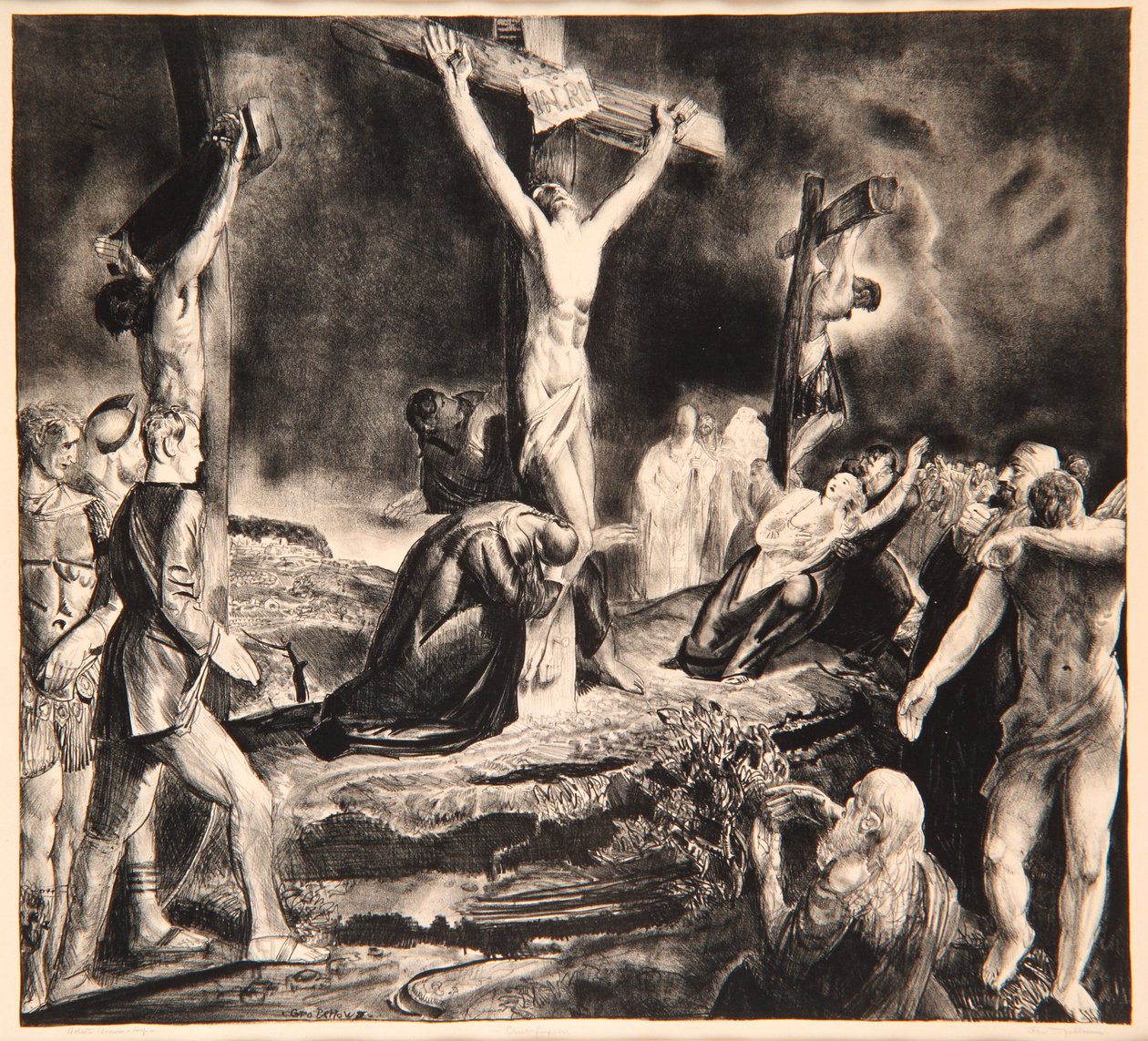 Kreuzigung Christi, 1923 von George Wesley Bellows