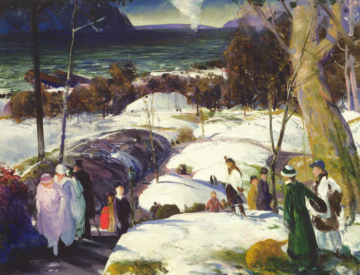 Osterschnee, 1915 von George Wesley Bellows