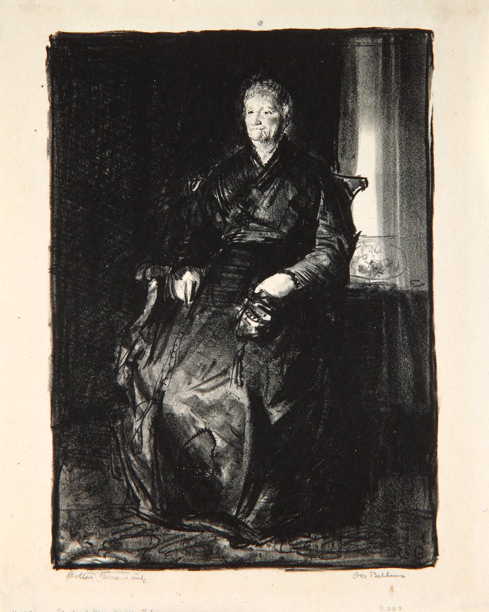 Studie meiner Mutter, 1921 von George Wesley Bellows