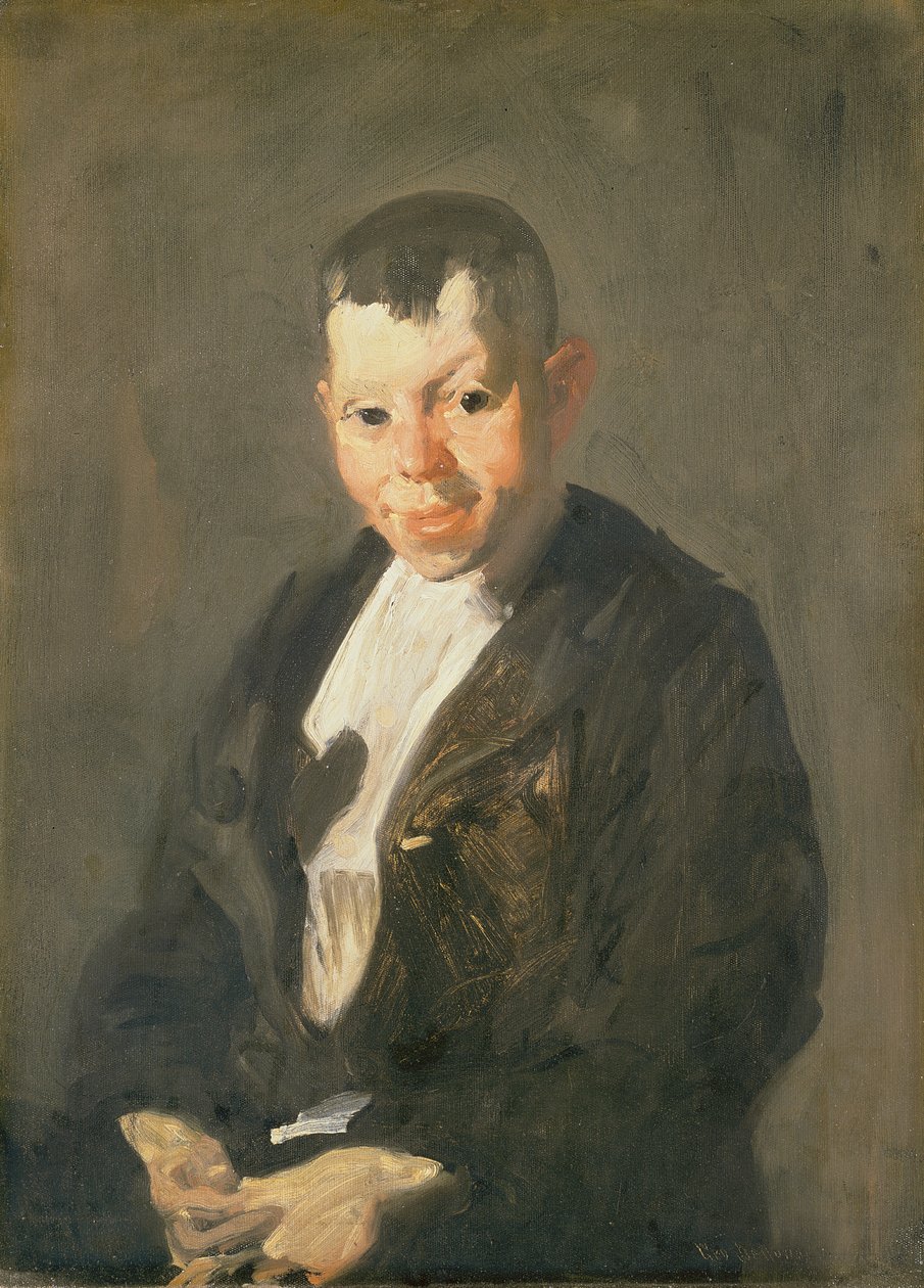 Der Zeitungsjunge, 1908 von George Wesley Bellows