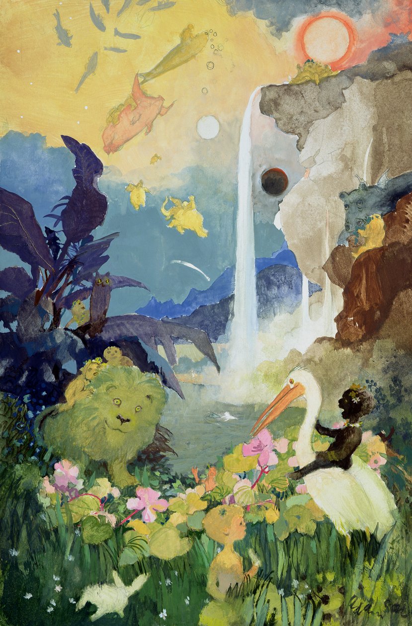 Fantasie-Naturszene von George Adamson