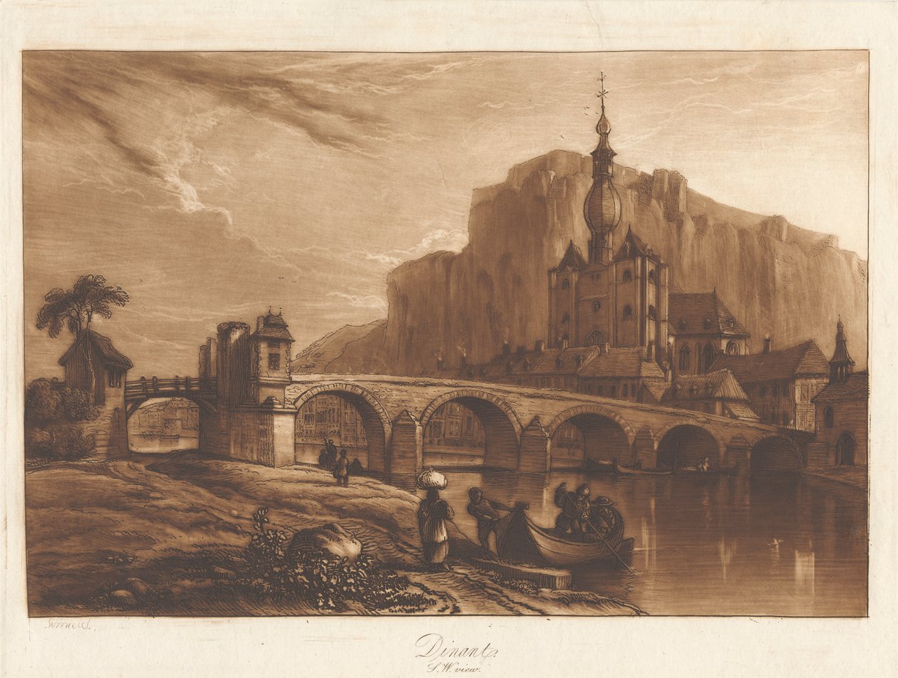 Dinant, Südwestansicht von George Arnald