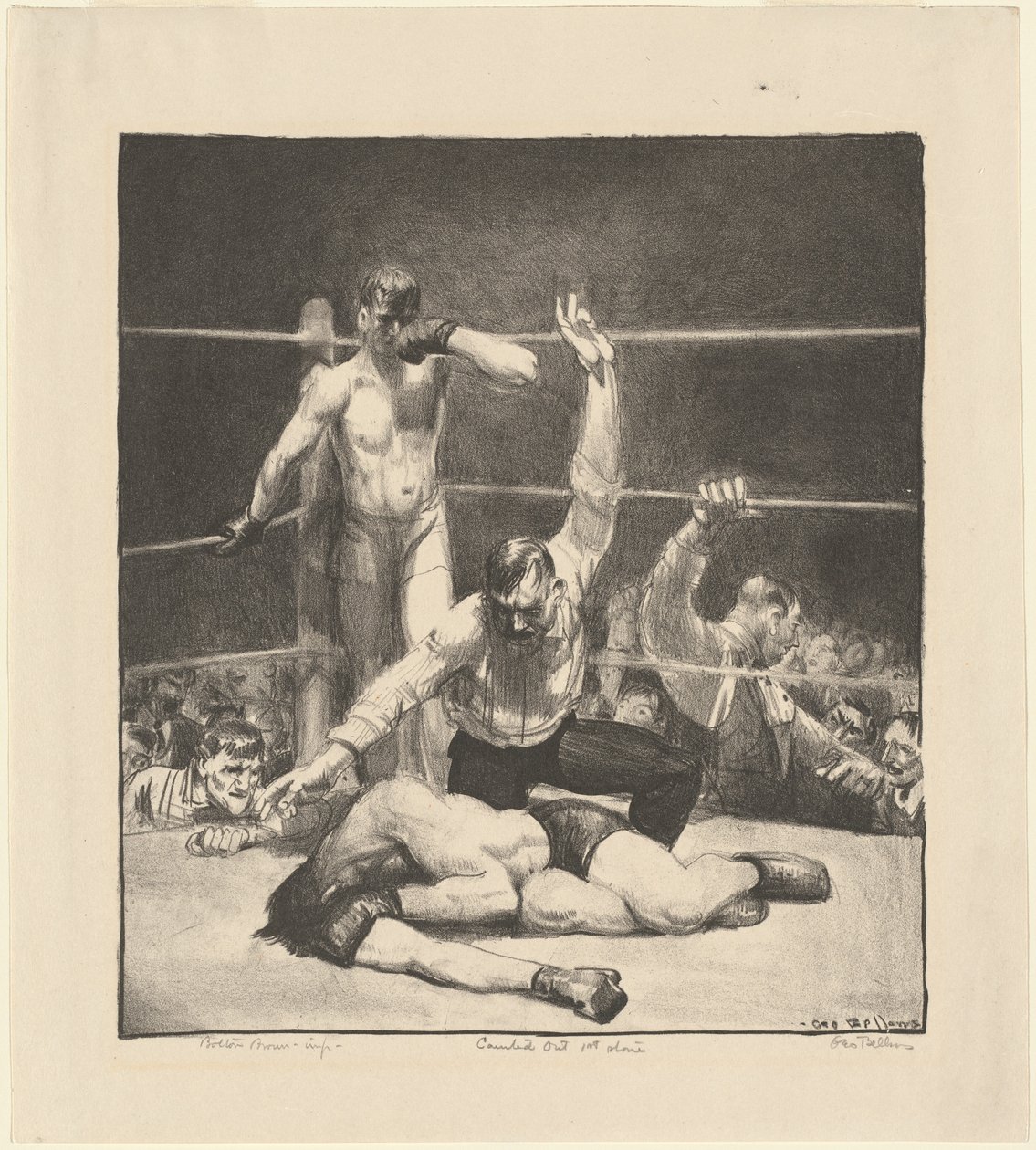 Abgezählt, erster Stein von George Bellows