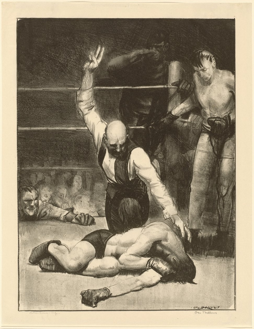 Abgezählt, zweiter Stein von George Bellows