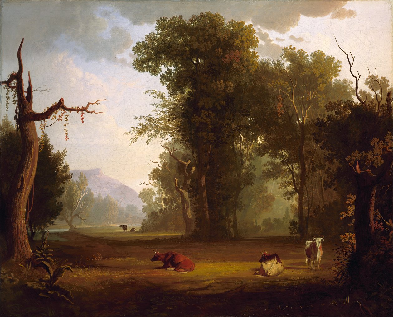 Landschaft mit Vieh von George Caleb Bingham