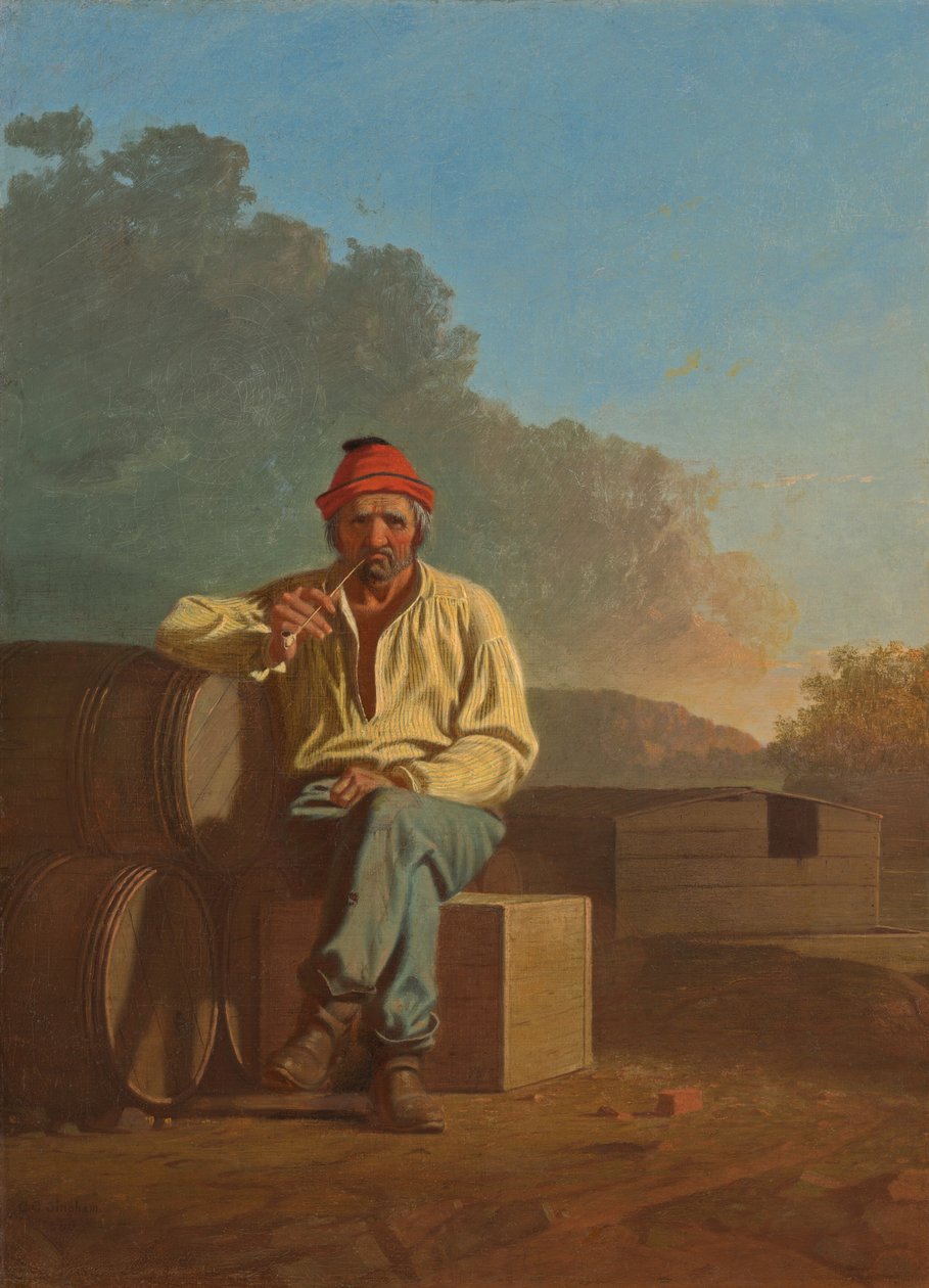 Mississippi-Bootsmann von George Caleb Bingham