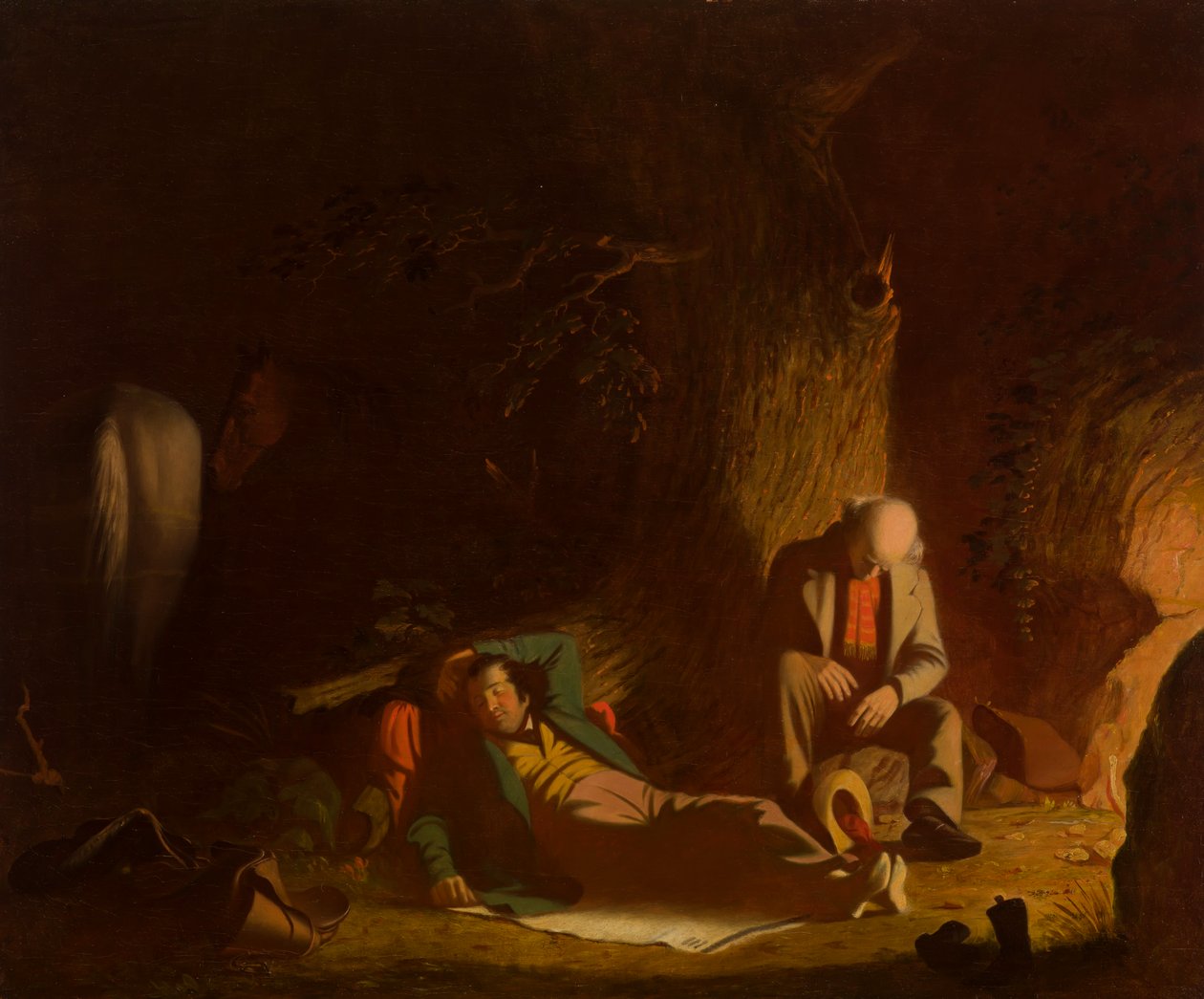Die verspäteten Wanderer von George Caleb Bingham