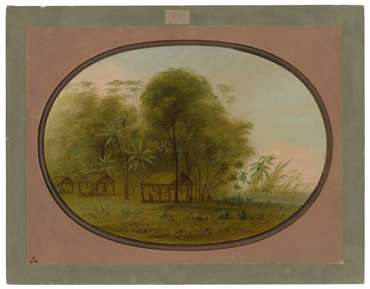 Arowak-Dorf von George Catlin