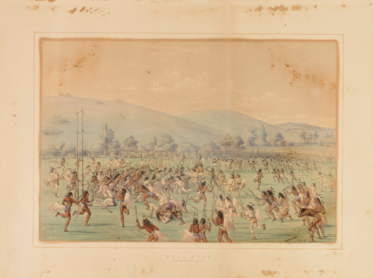 Ballspiel--Nr. 23 von George Catlin