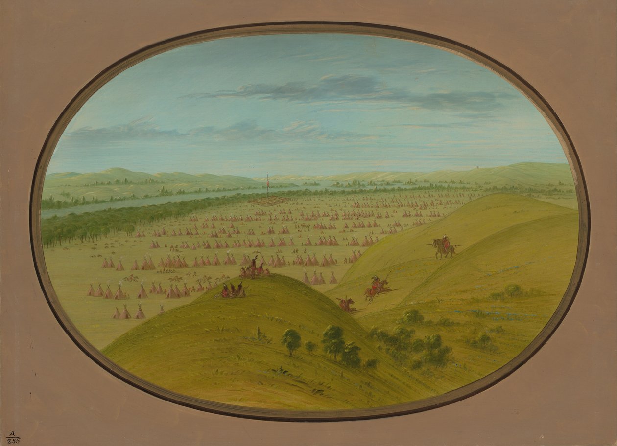 Fort Pierre, 1861-1869 von George Catlin