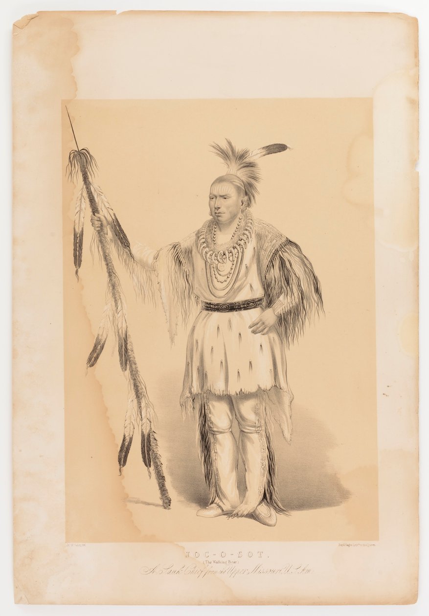 Joc-o-sot, der Gehende Bär von George Catlin
