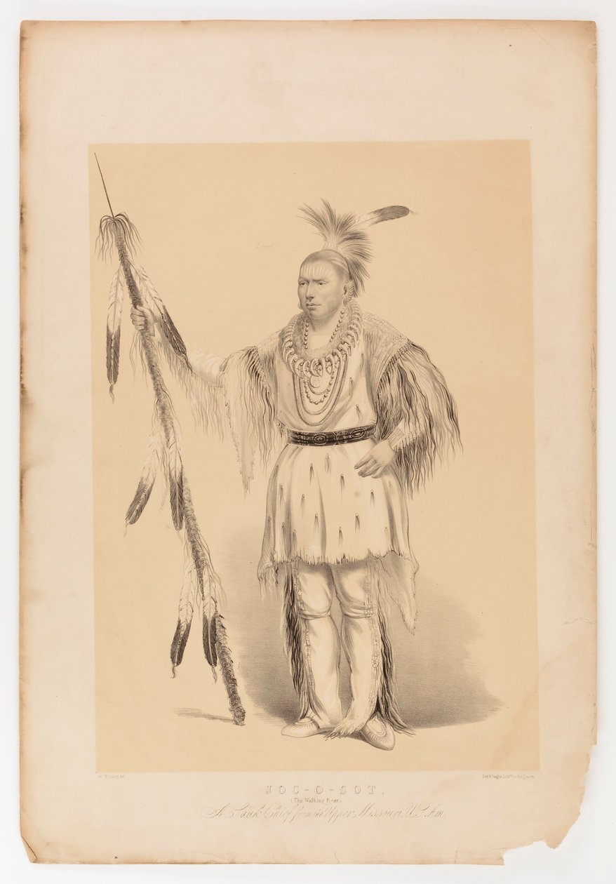 Joc-o-sot, der Gehende Bär von George Catlin
