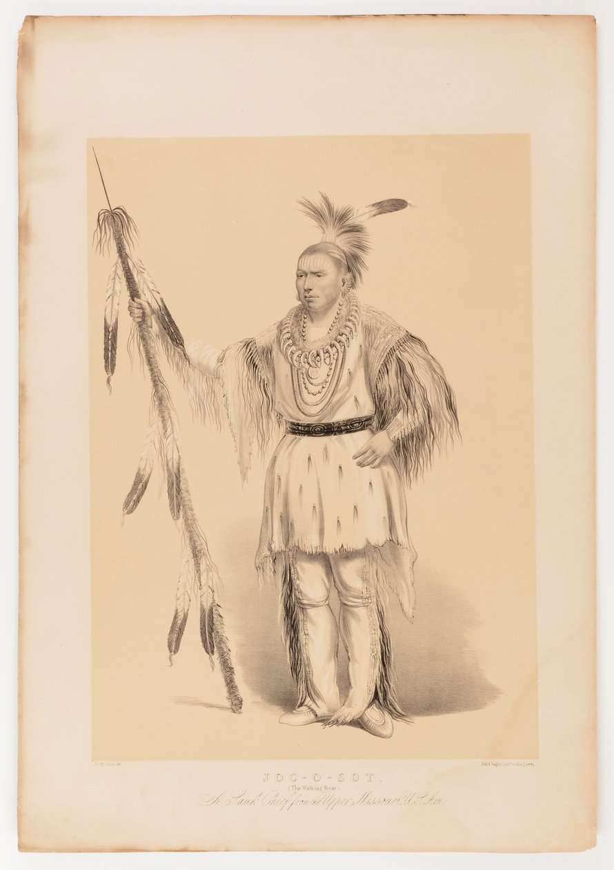 Joc-o-sot, der Gehende Bär von George Catlin