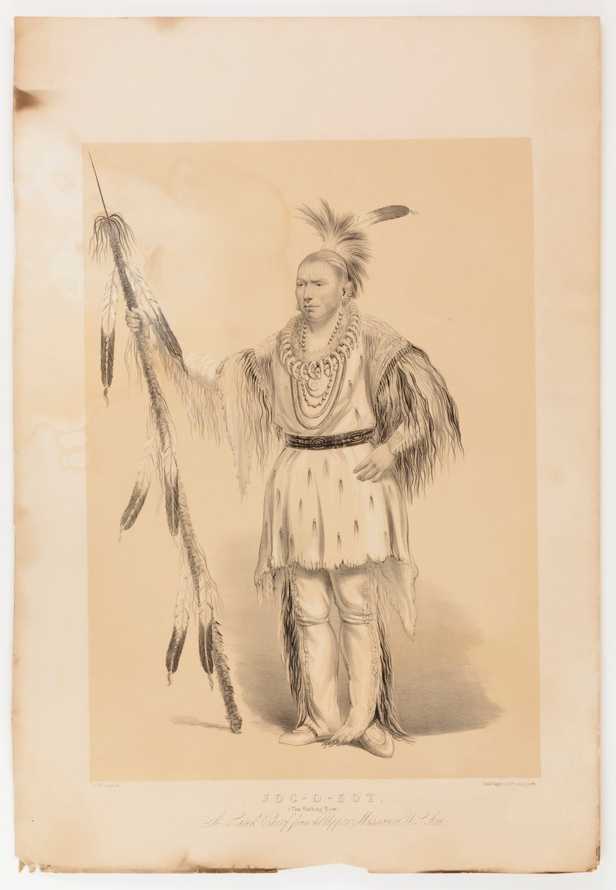 Joc-o-sot, der Gehende Bär von George Catlin