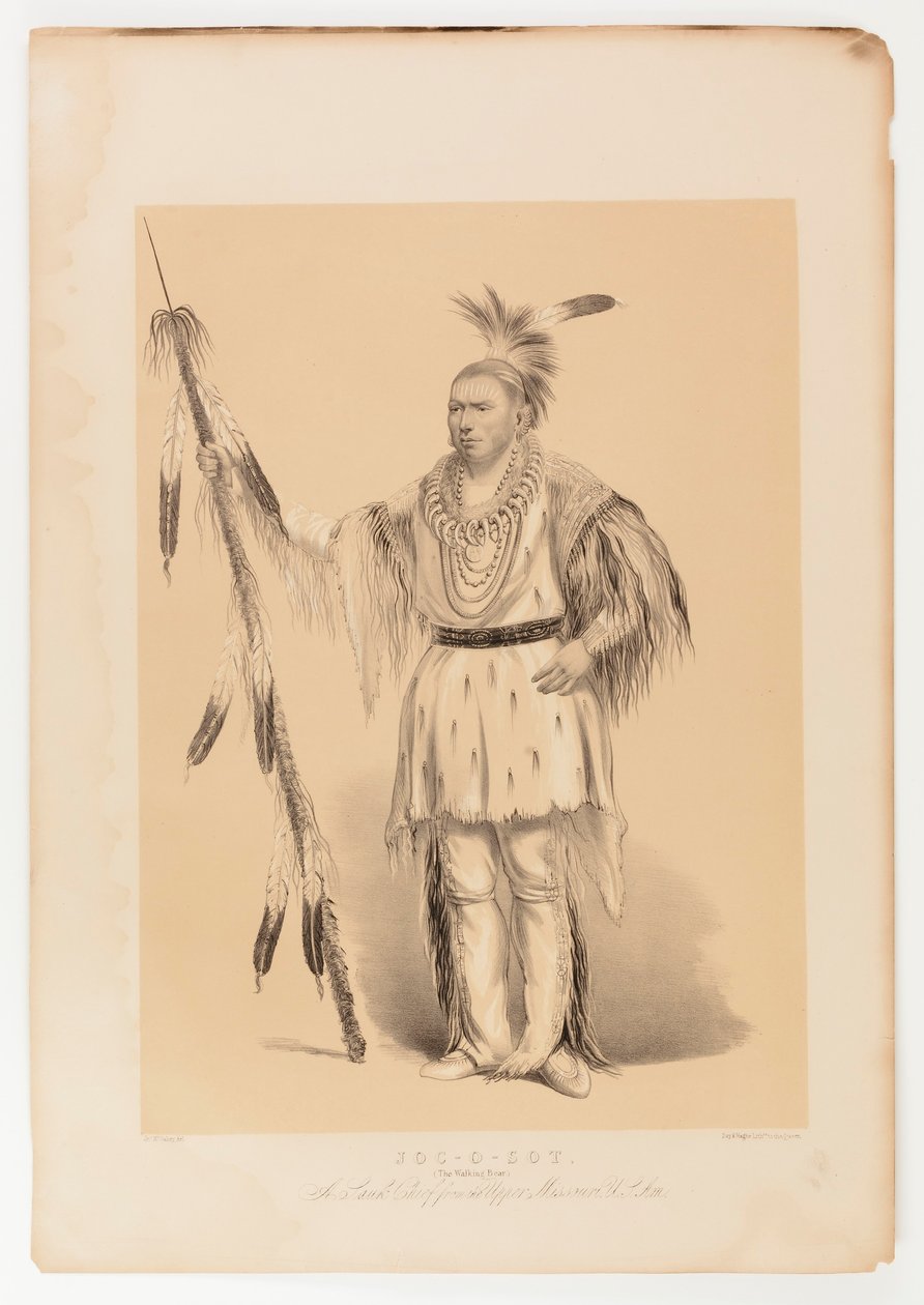 Joc-o-sot, der Gehende Bär von George Catlin