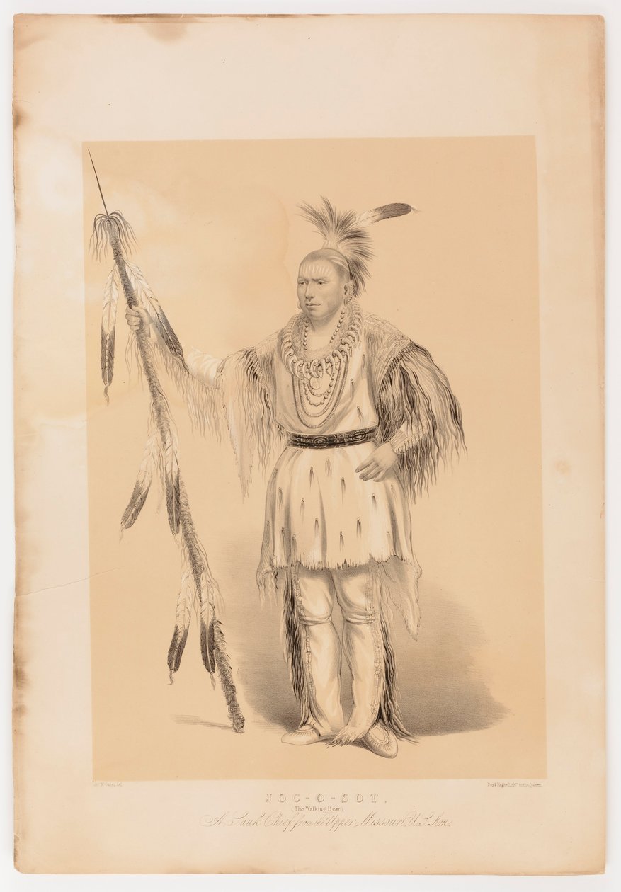 Joc-o-sot, der Gehende Bär von George Catlin