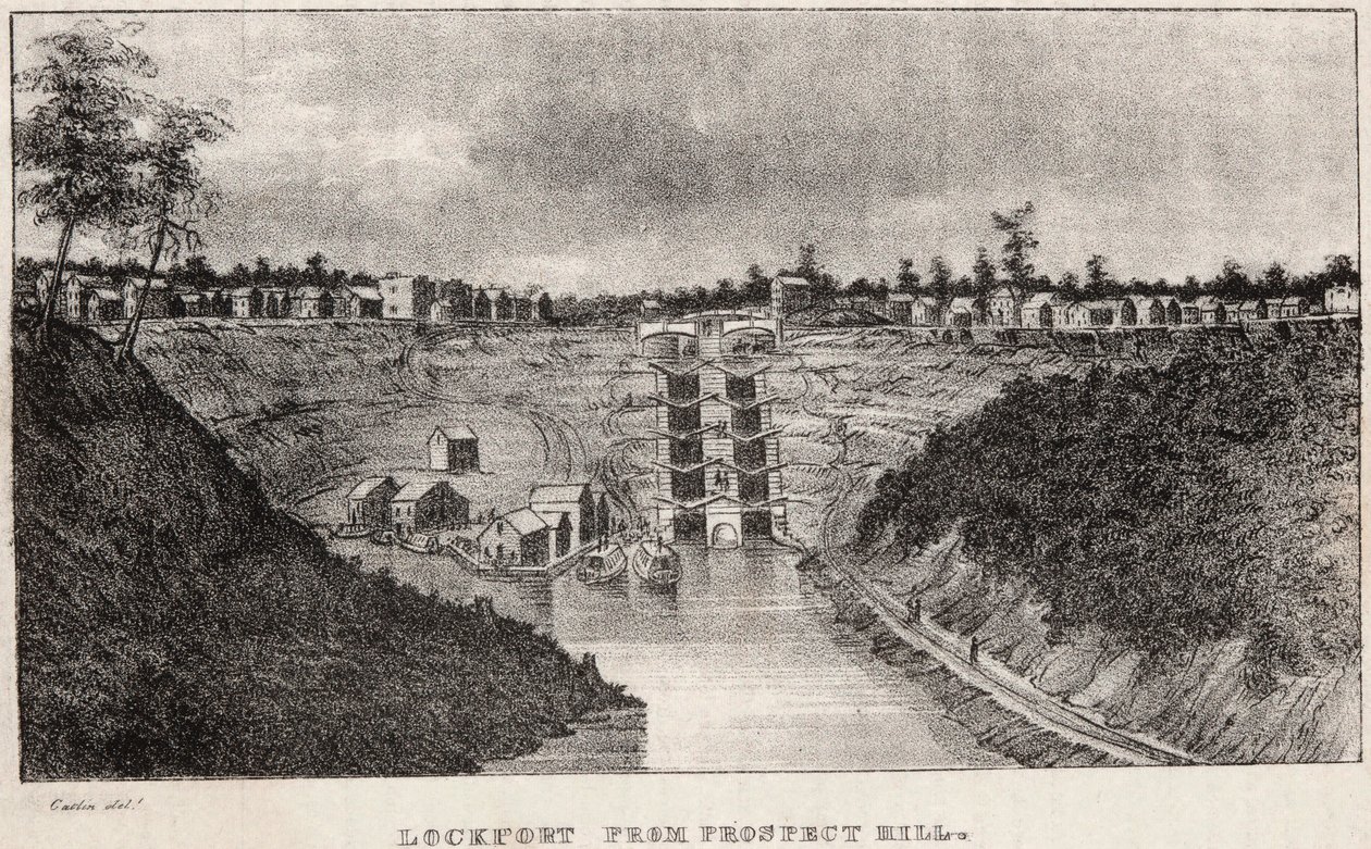 Lockport von Prospect Hill von George Catlin