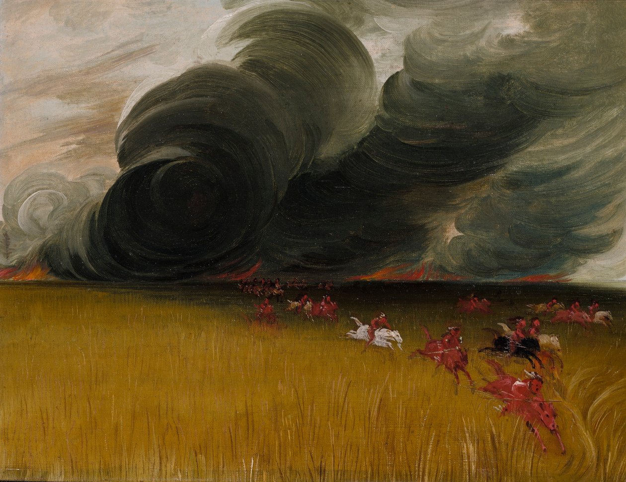 Brennende Präriewiesen von George Catlin