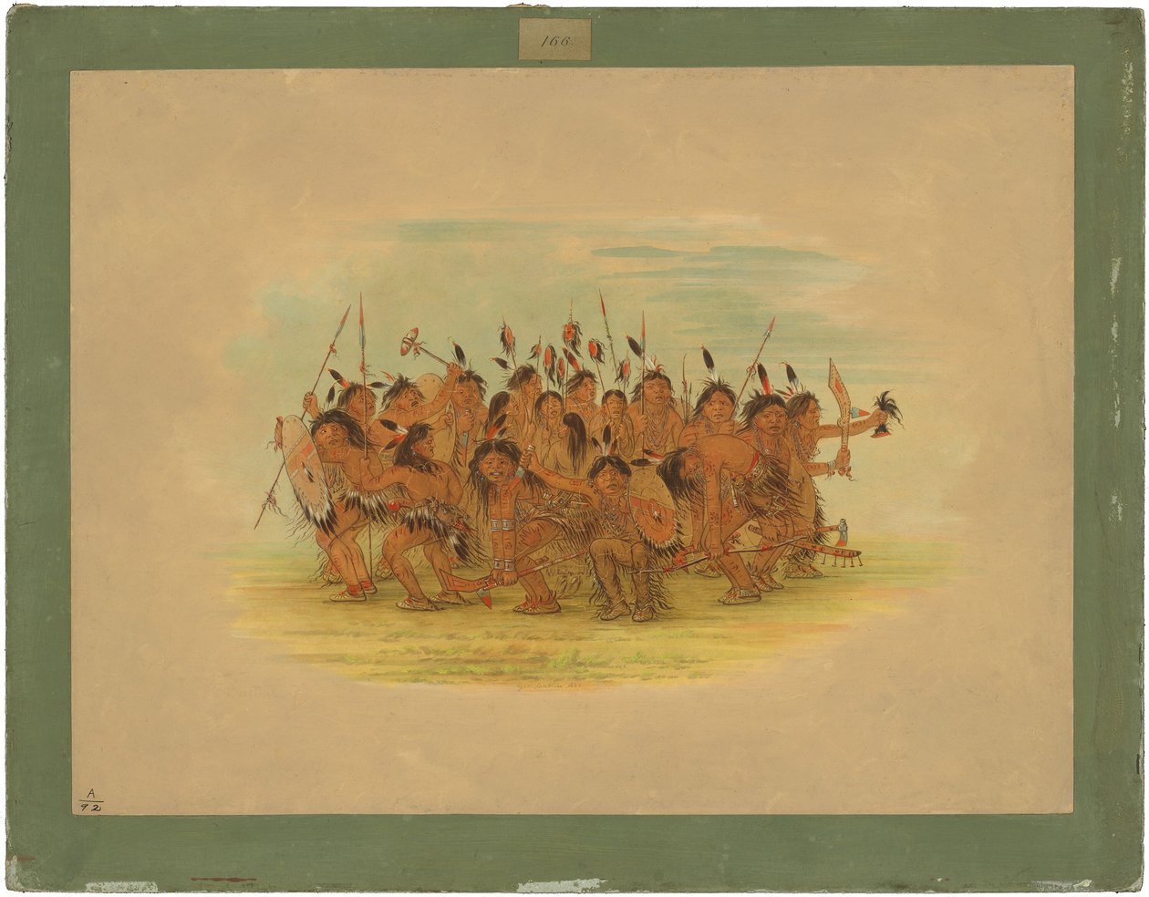 Skalptanz - Sioux von George Catlin