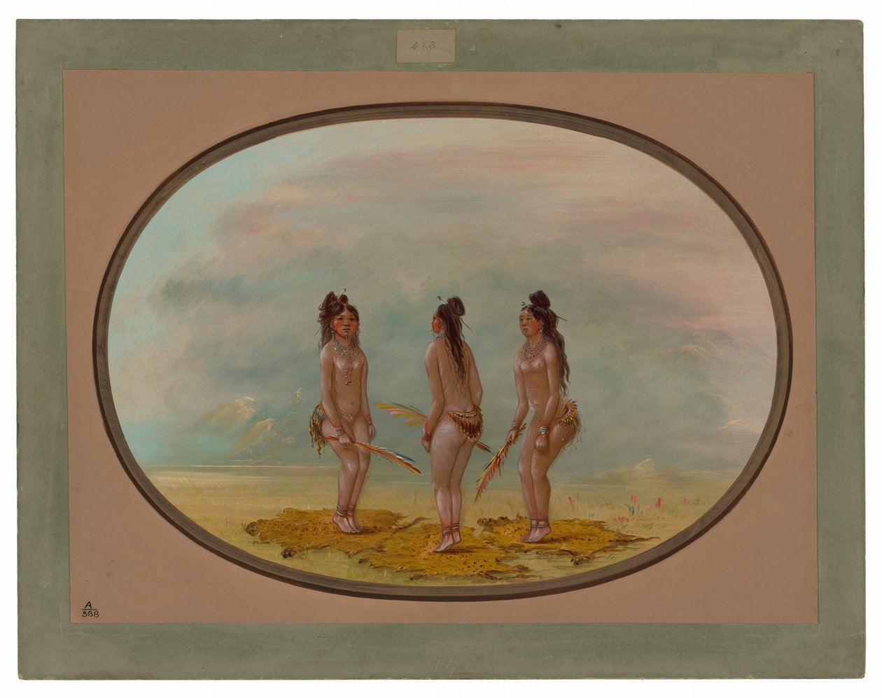 Der Schöne Tanz - Goo-a-give von George Catlin