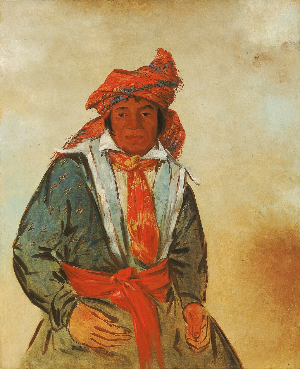 Wat-ál-le-go, ein Tapferer von George Catlin