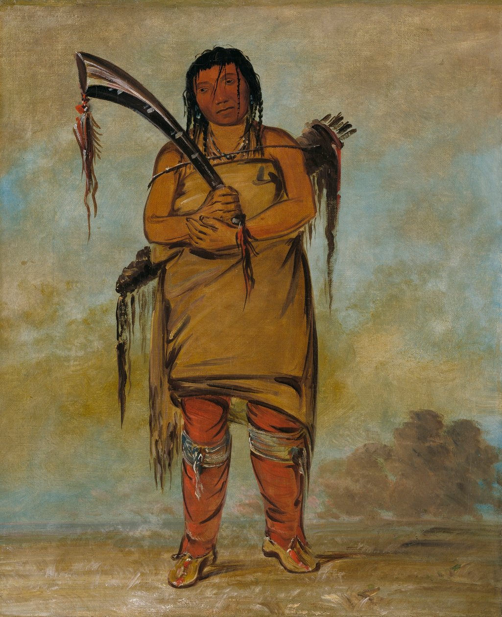 Wáh-chees, ein Tapferer von George Catlin
