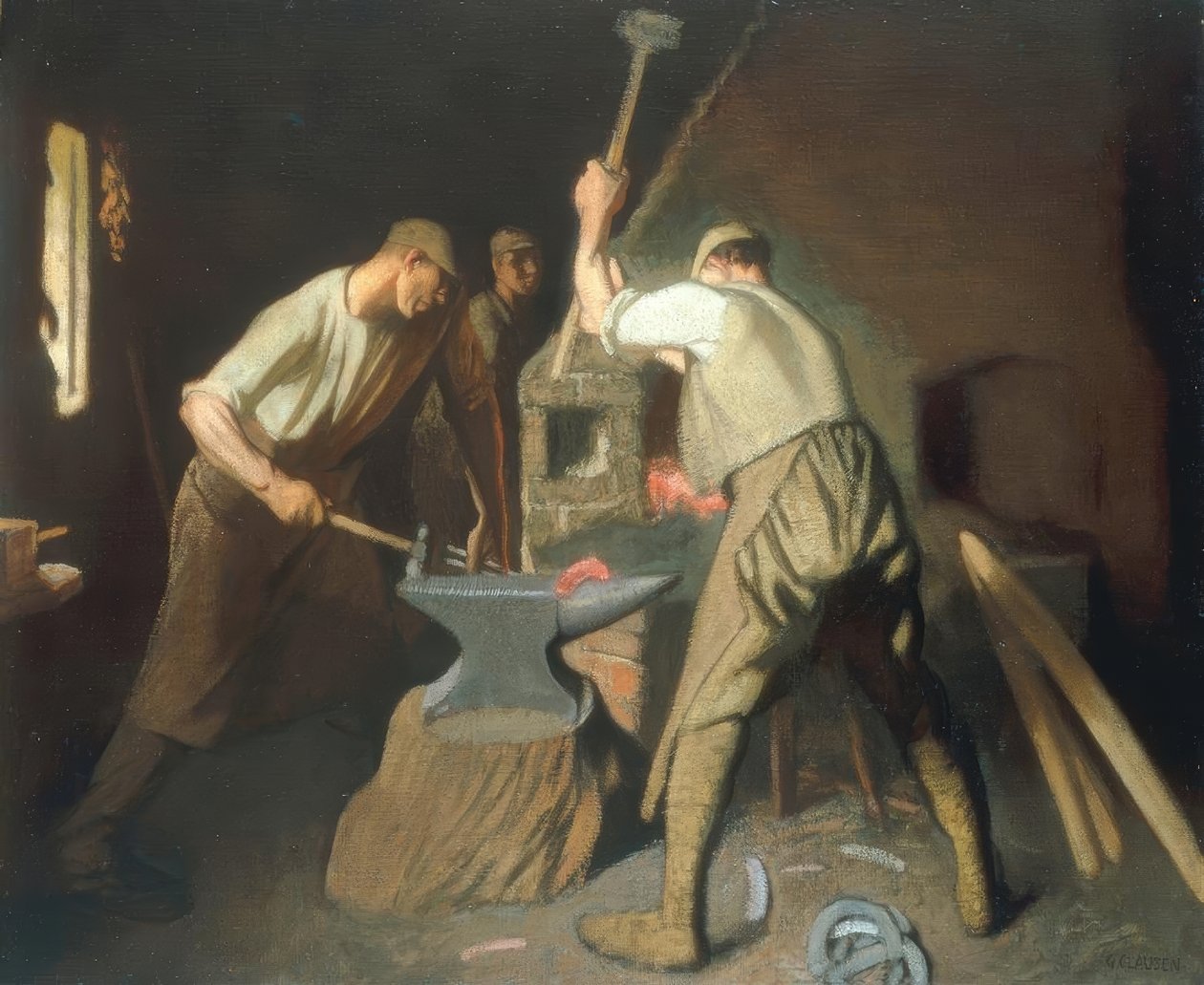 Unser Schmied von George Clausen