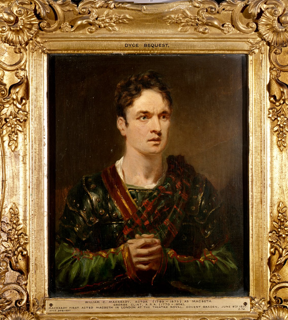 William Macready als Macbeth von George Clint