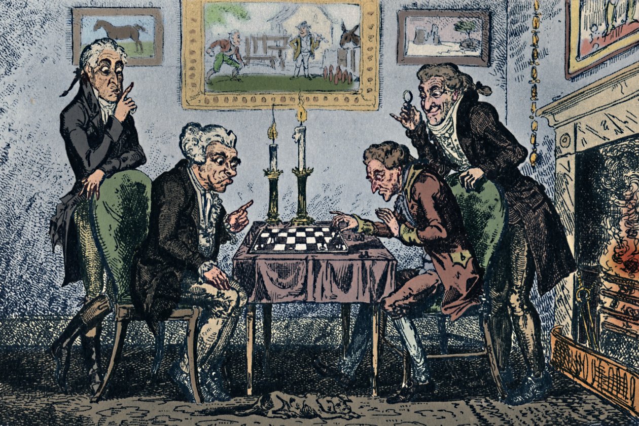 Ein Schachspiel, 1948 von George Cruikshank