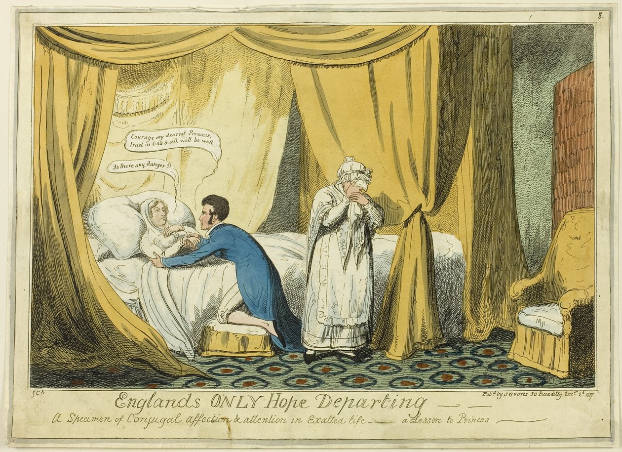Englands einzige Hoffnung geht von George Cruikshank