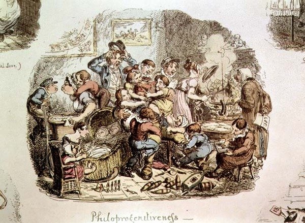 Philoprogenitivität von George Cruikshank