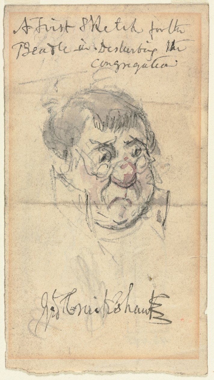 Der Küster von George Cruikshank
