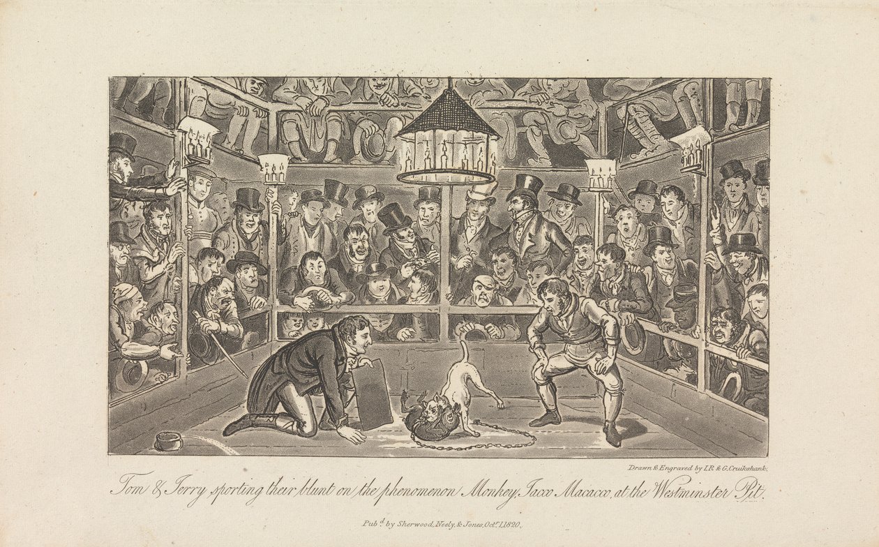 Tom & Jerry genießen ihren Spaß... von George Cruikshank