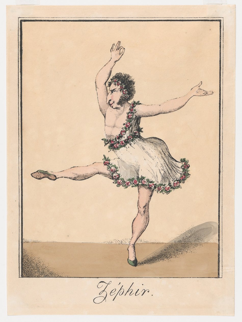 Zephyr, 1817-19 von George Cruikshank